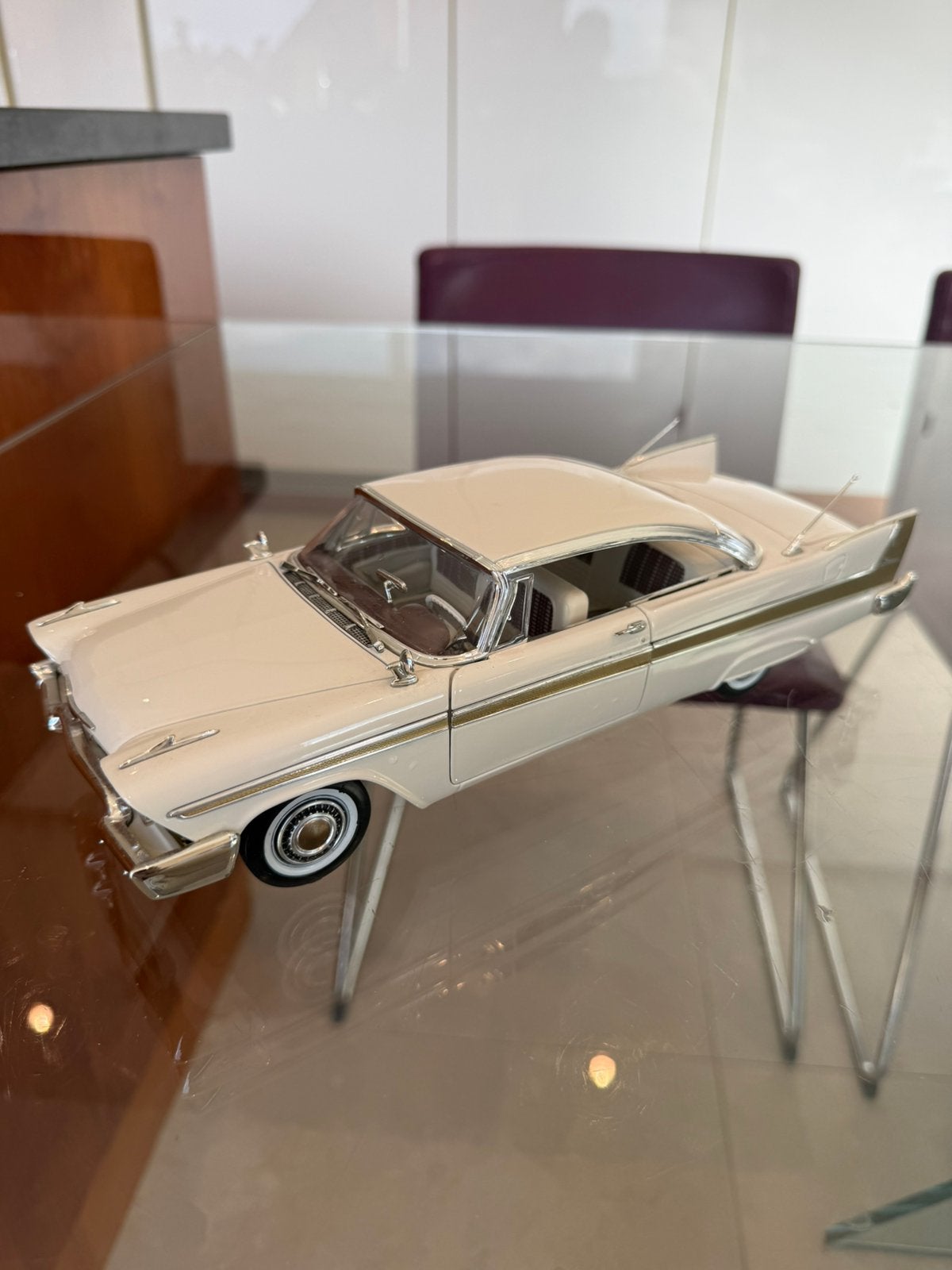 ERTL AMERICAN MUSCLE Plymouth Fury 1:18 sans boite, Hobby & Loisirs créatifs, Enlèvement ou Envoi, Comme neuf, Voiture, ERTL
