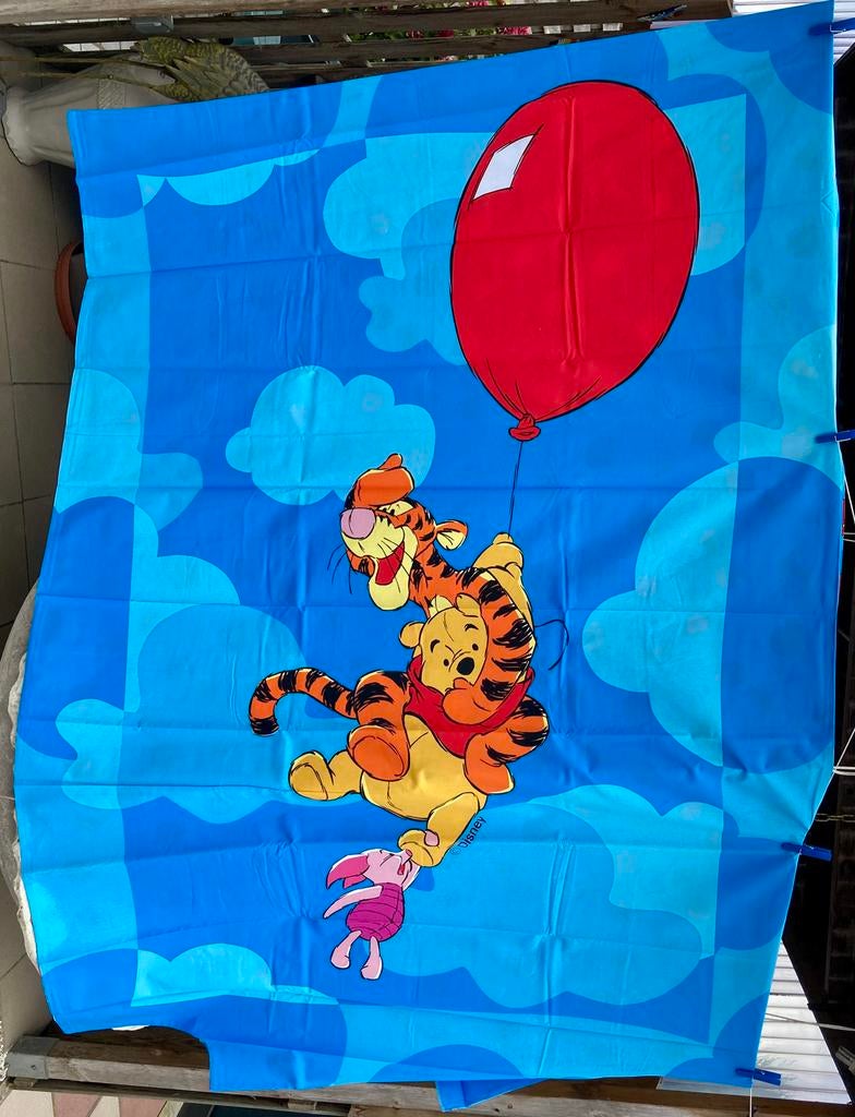 Nieuw Winnie The Pooh 1 persoons dekbedovertrek+kussensloop, Kinderen en Baby's, Ophalen of Verzenden, Zo goed als nieuw