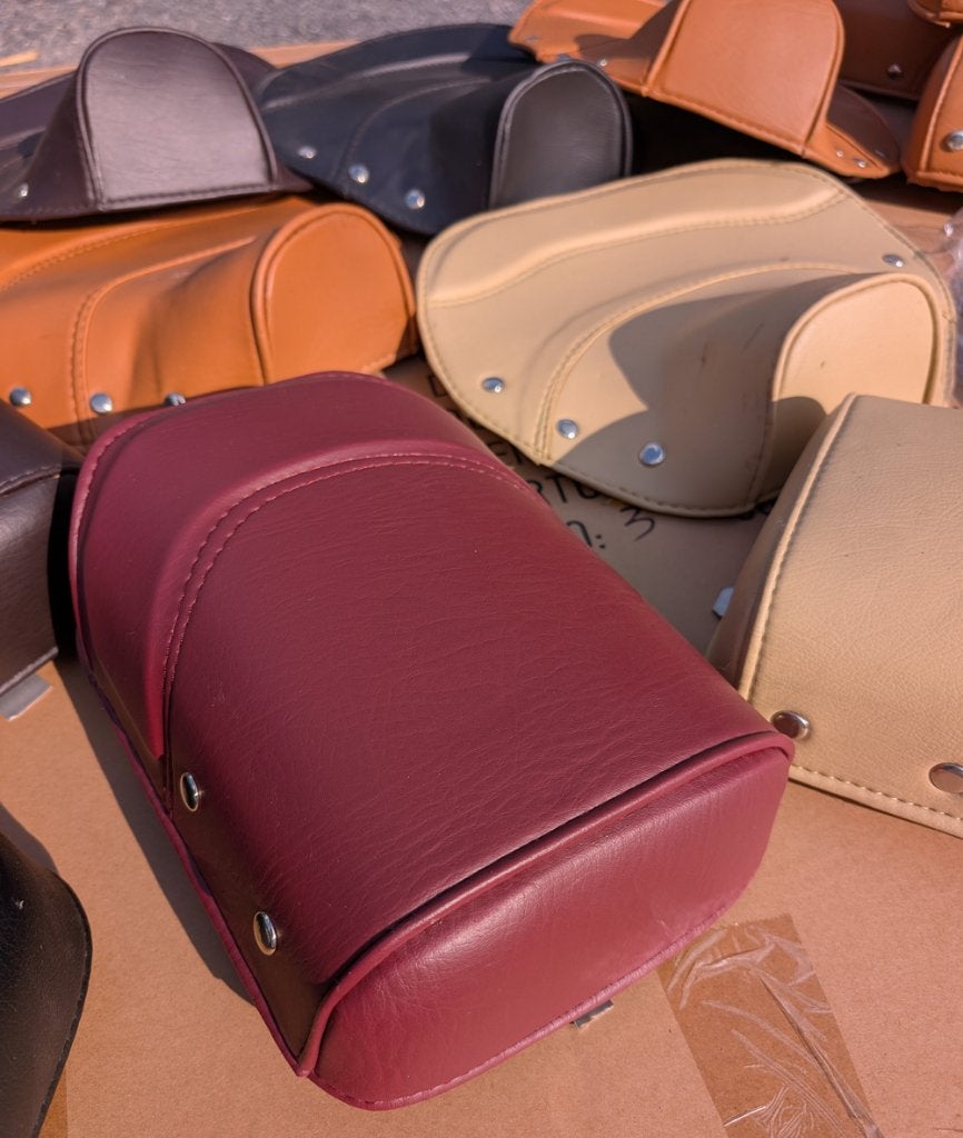 Zadelhoezen en buddyseats voor Vespa Large Frame, Ophalen