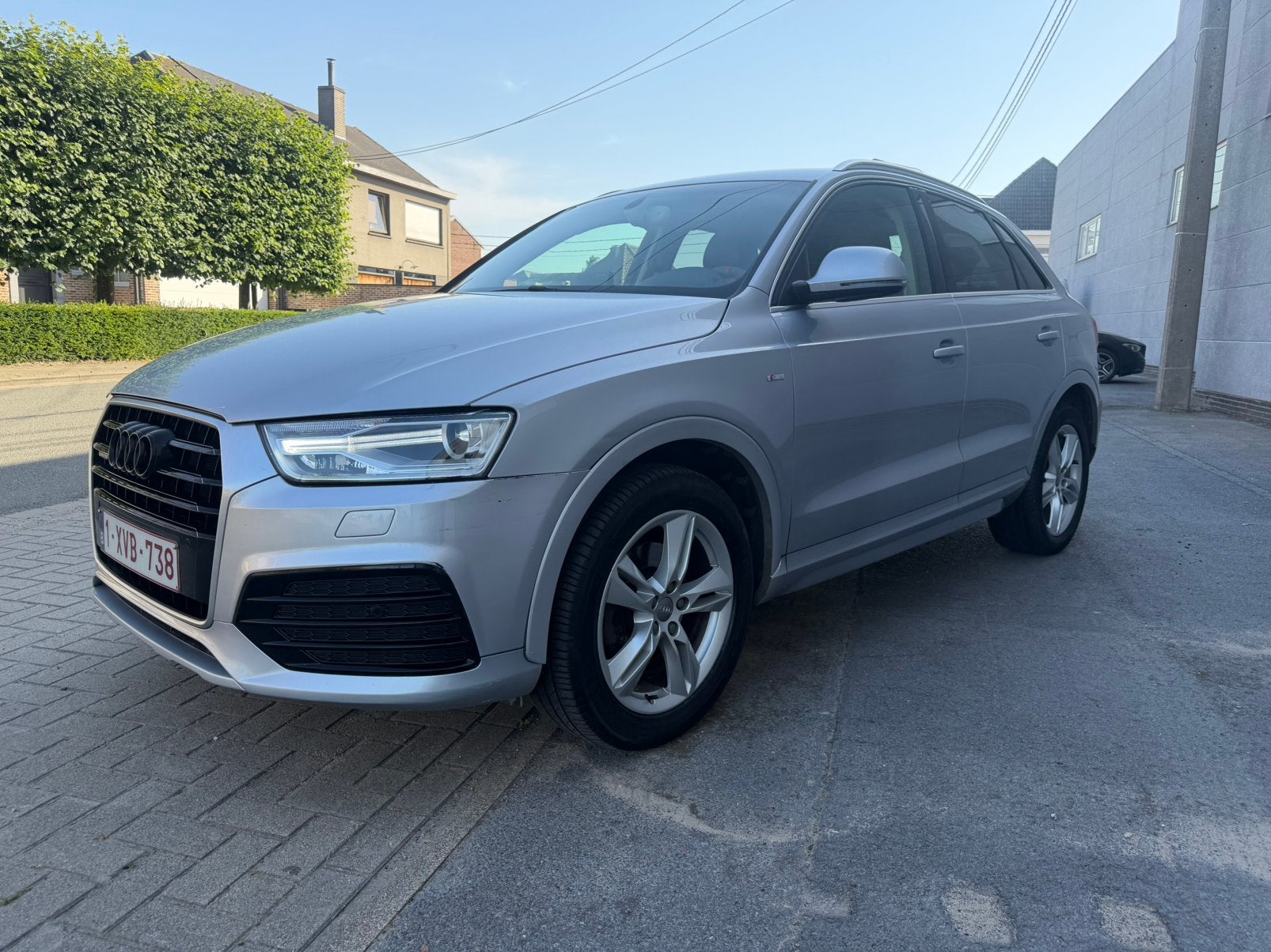 Audi q3 2.0tdi Quattro s line 186.336km euro6B, Automaat, Leder, Diesel, Vierwielaandrijving