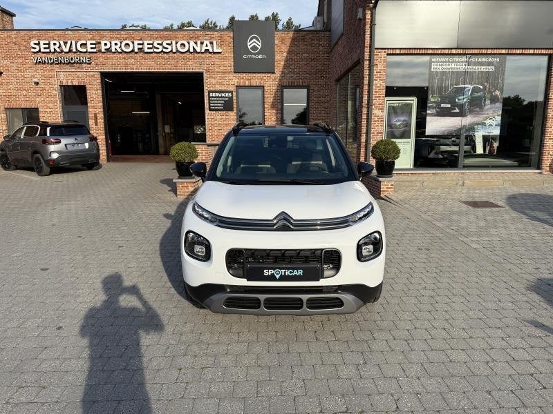 Citroen C3 Aircross Shine, Auto's, 1199 cc, Wit, Bedrijf, Handgeschakeld