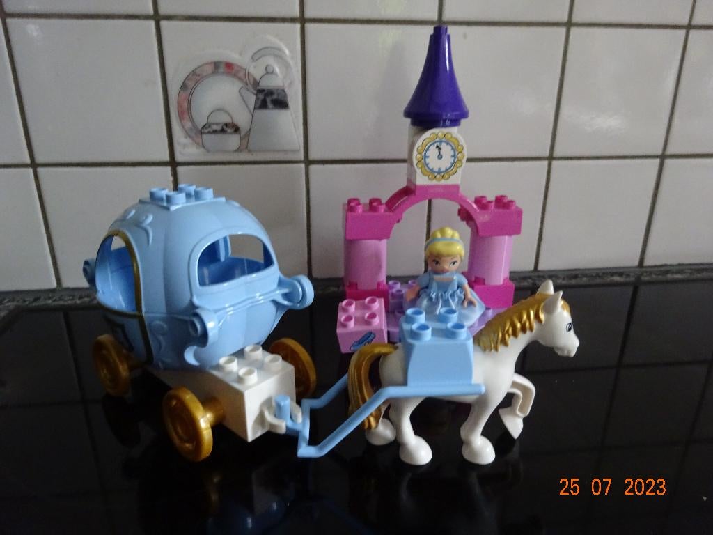 Duplo Disney Princess Assepoester's Koets - 6153*VOLLEDIG*, Kinderen en Baby's, Speelgoed | Duplo en Lego, Ophalen of Verzenden