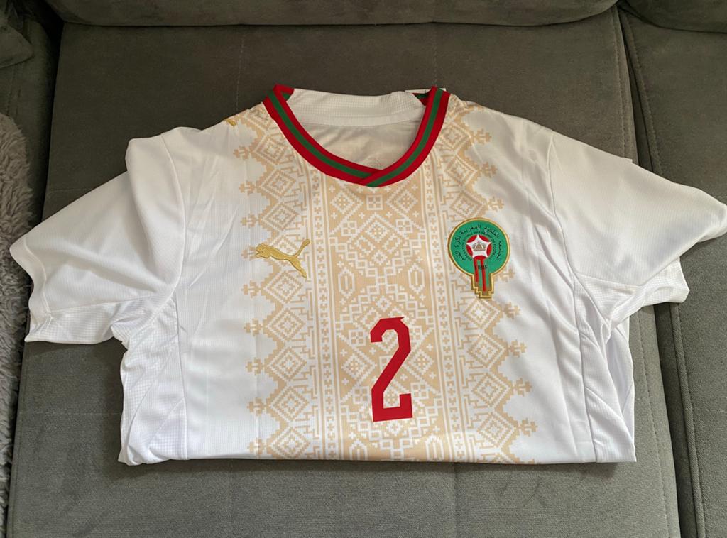 Maillot Maroc Hakimi, Taille M, Envoi, Comme neuf, Maillot