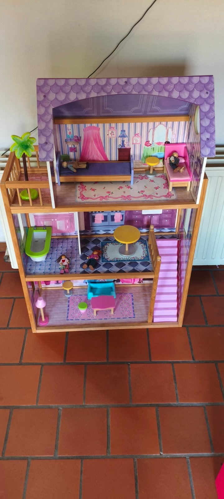 KidKraft houten poppenhuis, Enfants & Bébés, Jouets | Maisons de poupées, Enlèvement, Maison de poupées