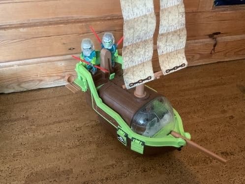 Playmobil laser-krijgers+boot+ ruimtevaarder, Kinderen en Baby's, Ophalen, Gebruikt, Losse onderdelen, Figuren