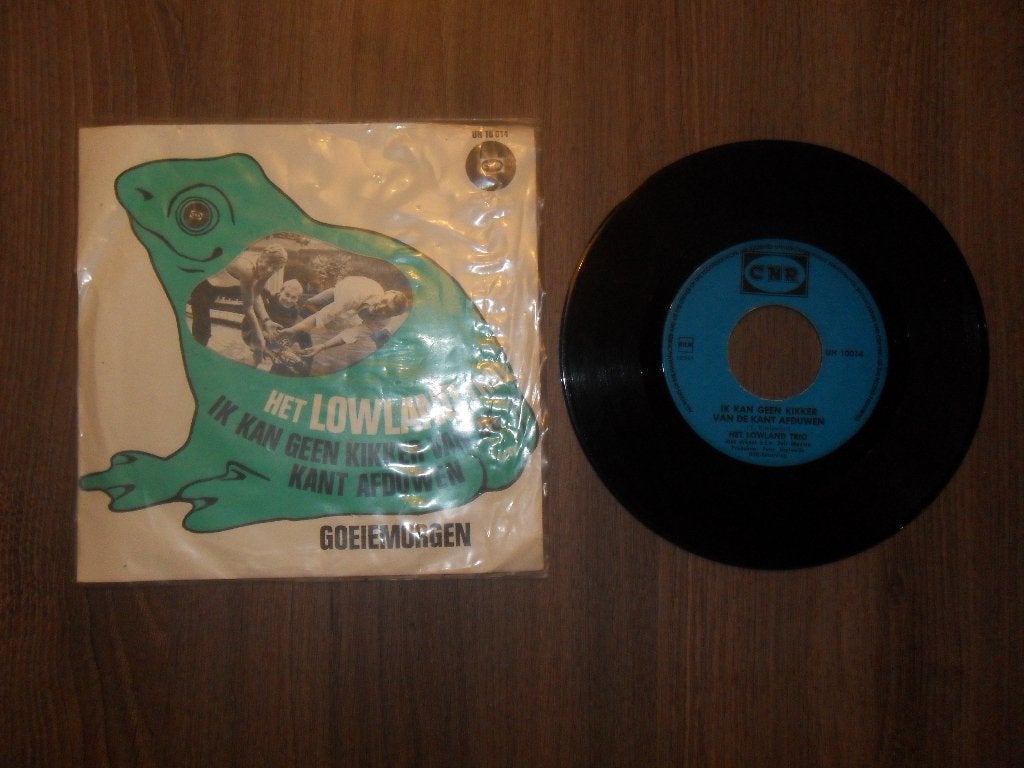 Het Lowland Trio - Ik kan geen kikker van de kant afduwen, Ophalen of Verzenden, Gebruikt, 7 inch, Levenslied of Smartlap