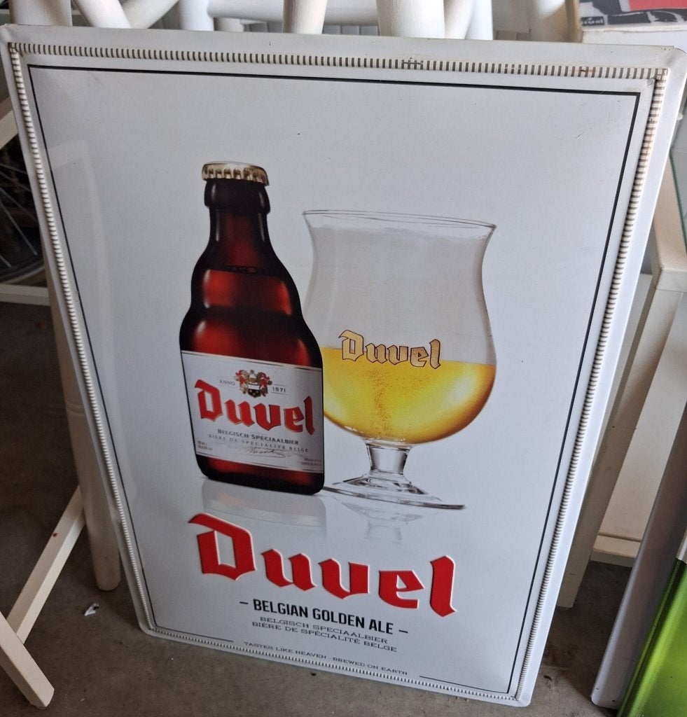 duvel reclameborden, Enlèvement, Neuf, Panneau, Plaque ou Plaquette publicitaire, Duvel