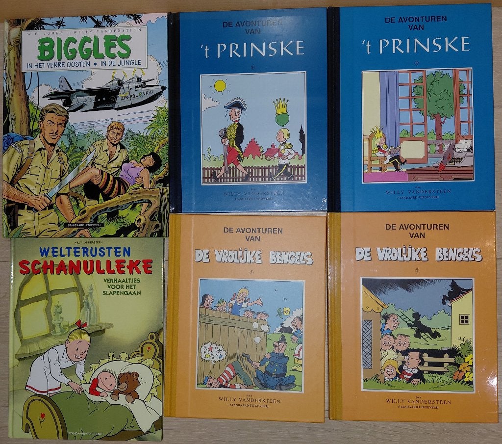 Vandersteen hard covers, Enlèvement