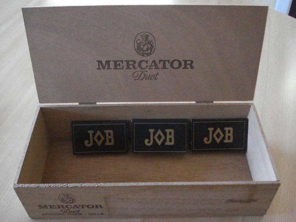 VINTAGE MERCATOR SIGARENDOOS, Ophalen, Gebruikt, Tabaksdoos of Verpakking