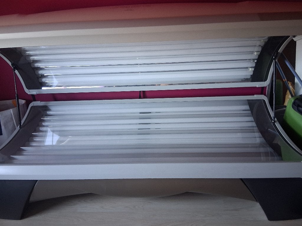 Zonnebank, Ophalen, Gebruikt, Zonnebank dubbelzijdig, 15 lampen of meer
