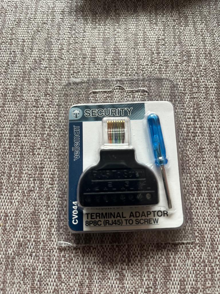 RJ45 terminal adapter, Informatique & Logiciels, Pc & Câble réseau, Enlèvement ou Envoi, Neuf