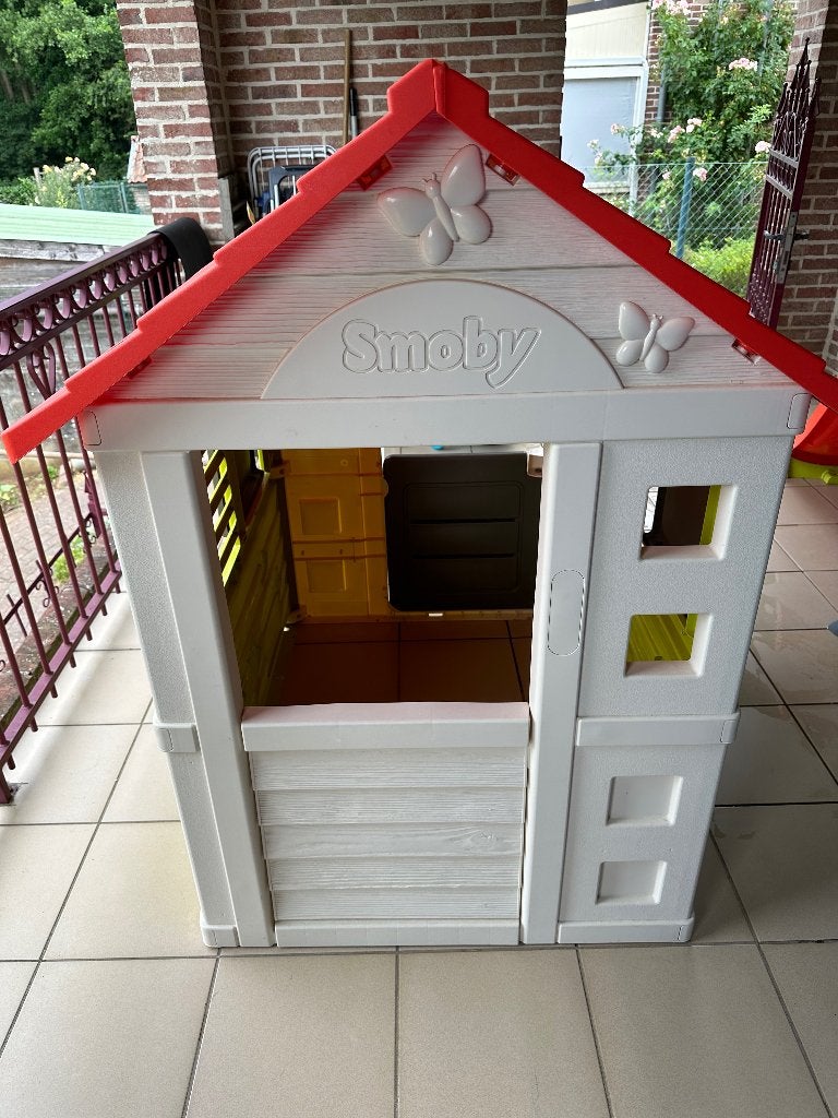 Smoby speelhuis, Ophalen
