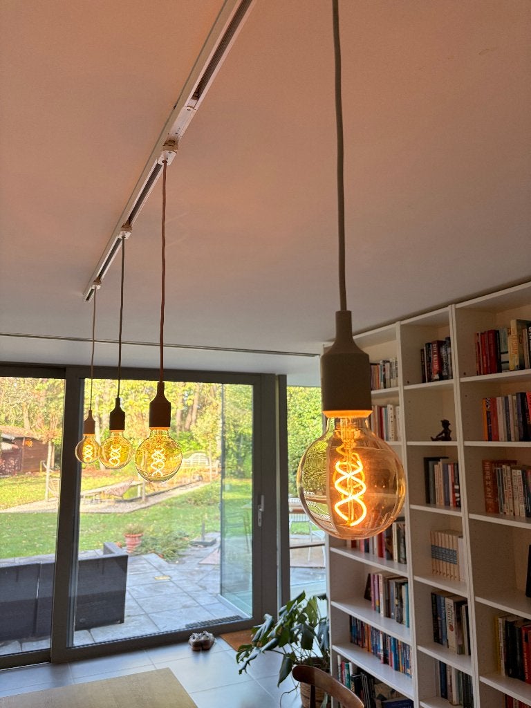 Set van 4 Muuto hanglampen - Simple Design, Ophalen, Gebruikt, Design, E27 (groot)