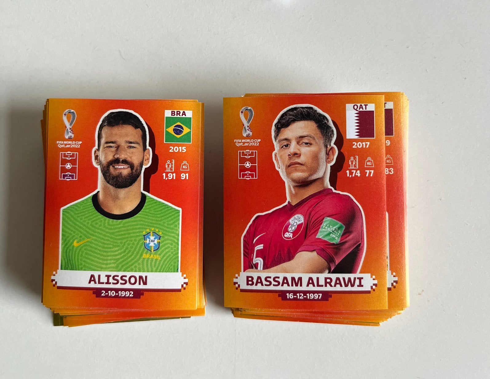 Stickers WC Panini Qatar 2022, Envoi, Comme neuf