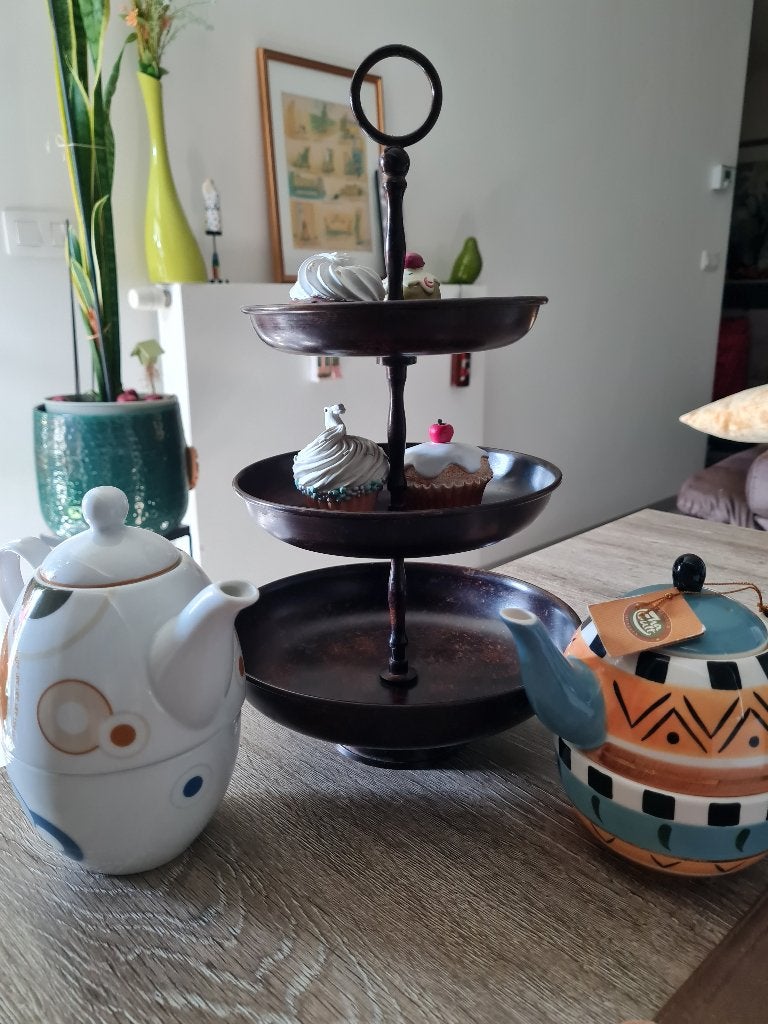 Étagère/ assiette de service, Comme neuf, Enlèvement, Étagère, Avec poignée