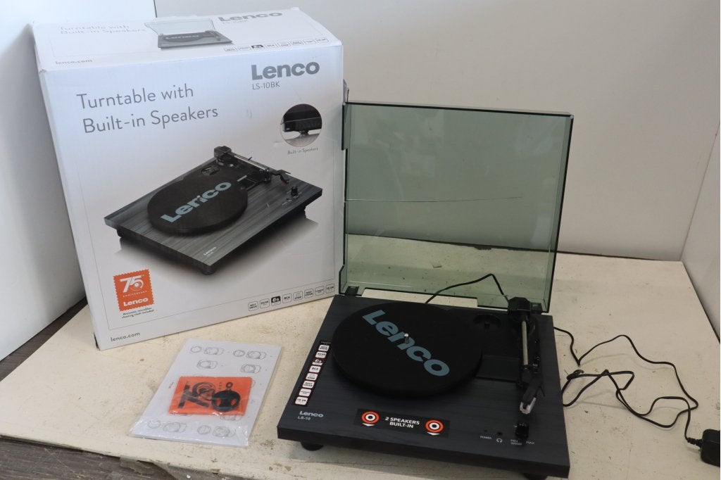 Lenco LS-10BK Platenspeler, Audio, Tv en Foto, Platenspelers, Niet ingevuld, Niet ingevuld, Niet ingevuld