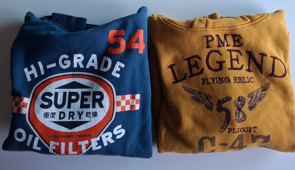 HOODIE. TRUI. SUPERDRY. PME LEGEND, Ophalen, Gedragen, Maat 48/50 (M), SuperDry