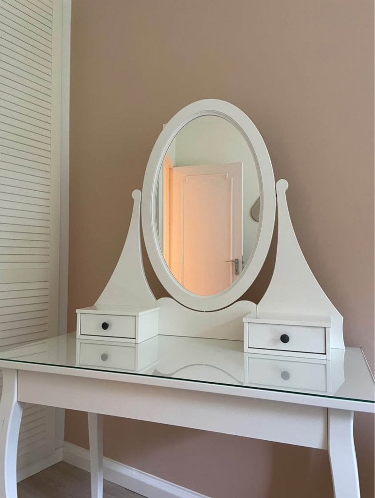Coiffeuse Hemnes IKEA blanche, Enlèvement, Utilisé