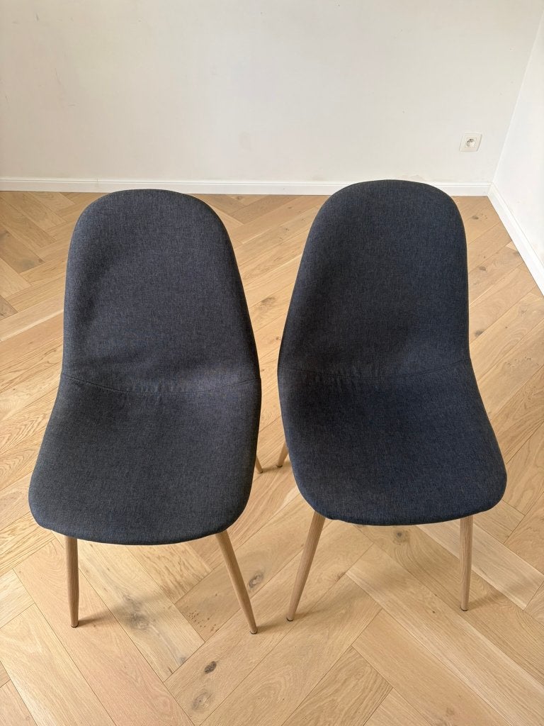 Chaise Clyde Maison du monde gris anthracite, Maison & Meubles, Chaises, Enlèvement, Comme neuf, Gris, Deux
