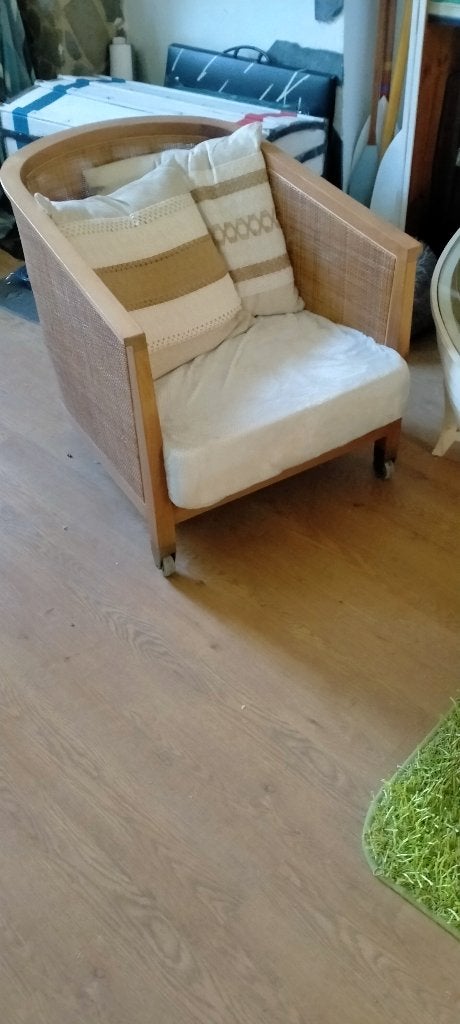 Fauteuil design "Mozart" par Antonio Citterio pour Flexform, 75 à 100 cm, Design, Bois, Enlèvement