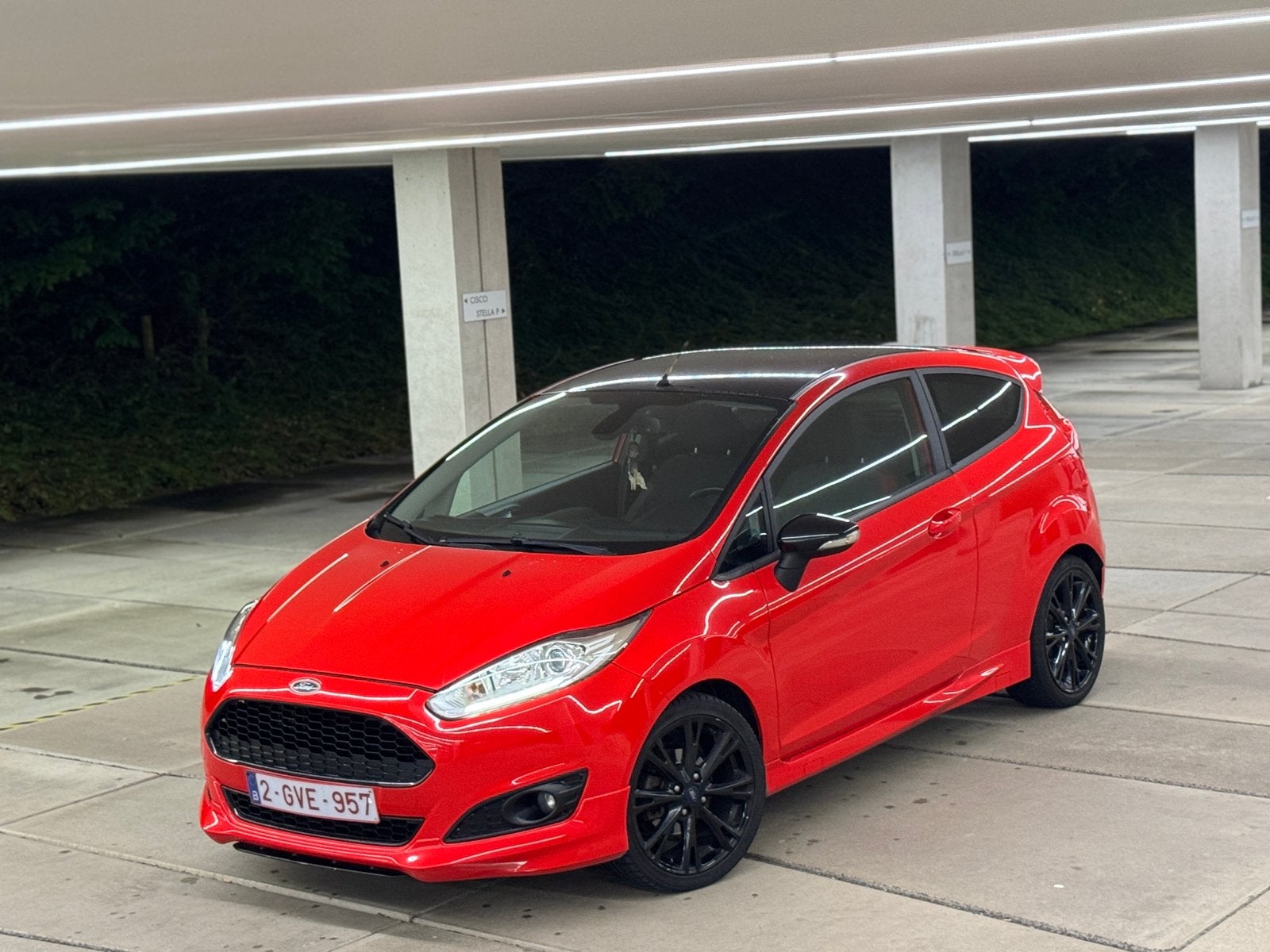 Ford Fiesta - St-Line 84.000km’s, Auto's, Ford, Bluetooth, Zwart, Particulier, Te koop