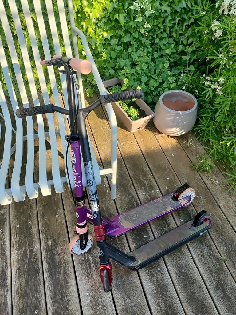 Step Oxelo mid 5 + stuntstep, Fietsen en Brommers, Steps, Ophalen