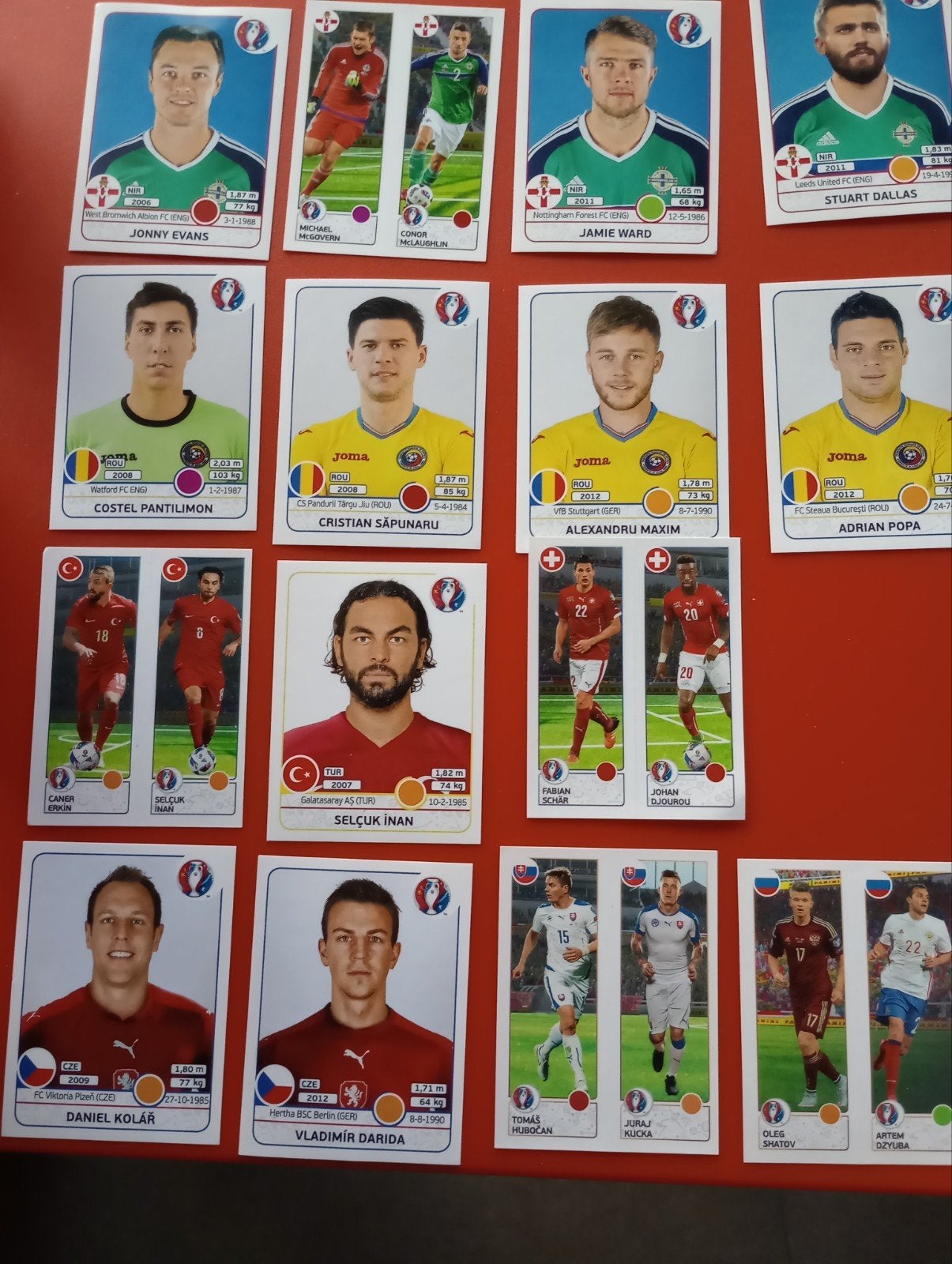 Euro 2016 Panini stickers, Enlèvement ou Envoi