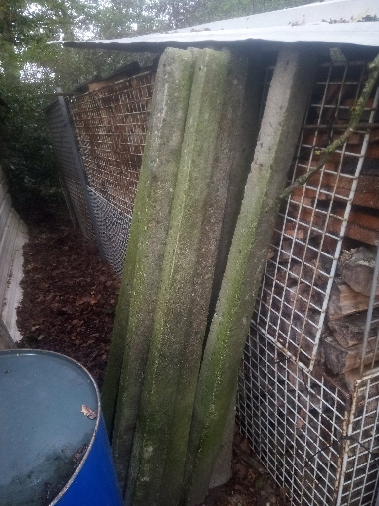 Betonnen paaltjes, Tuin en Terras, Ophalen, Gebruikt, Minder dan 180 cm, Palen