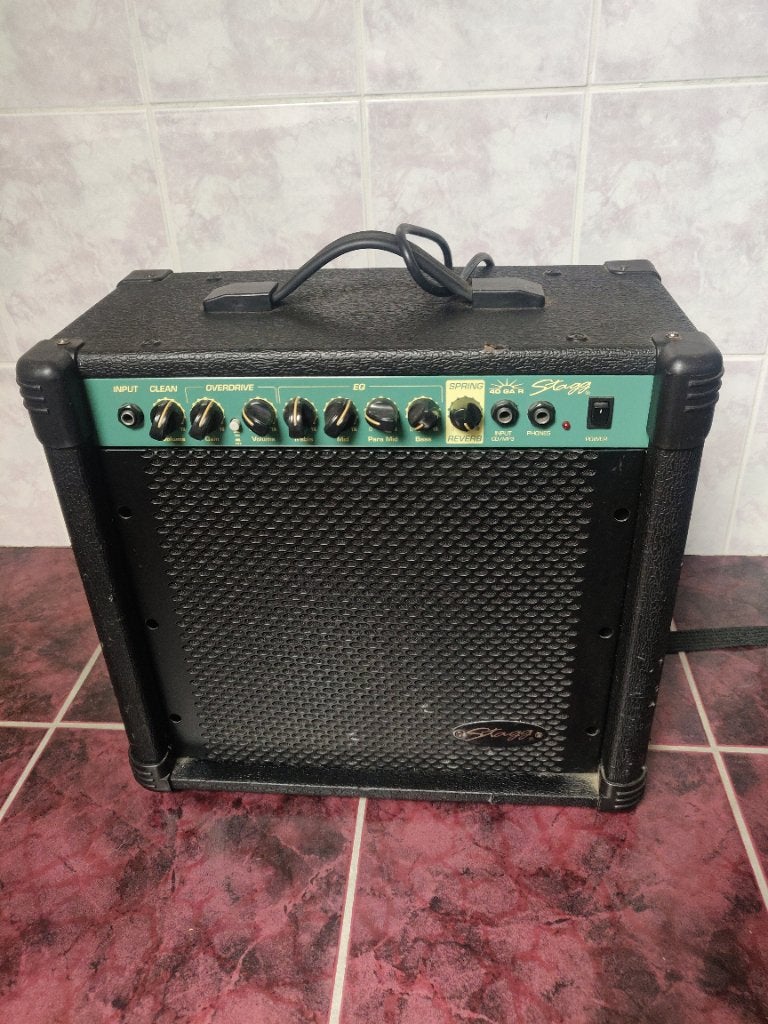 Elektrische gitaar en gitaarversterker, Ophalen, Gebruikt, Gitaar