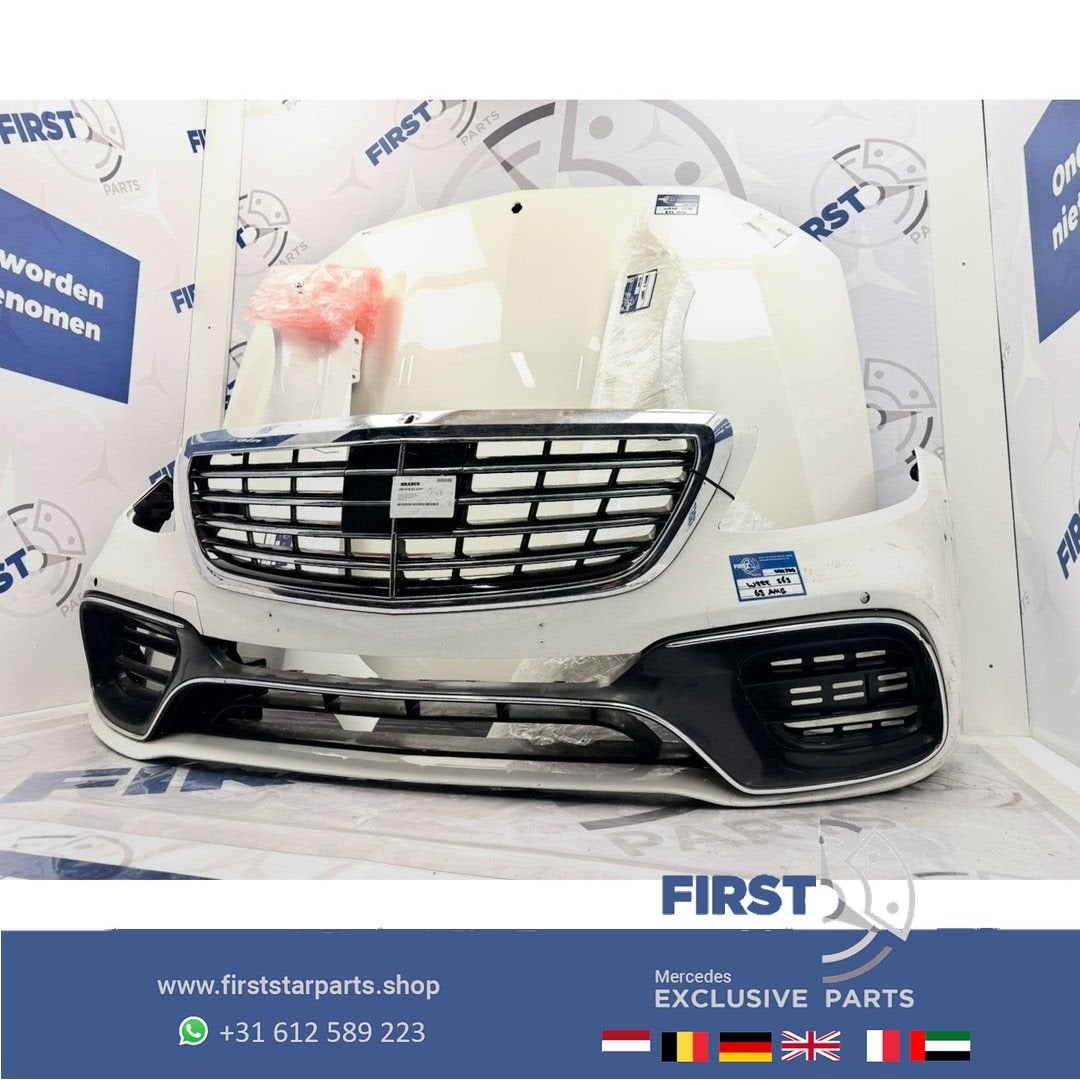 W222 S63 AMG VOORKOP ORIGINEEL Mercedes S Klasse FACELIFT W, Gebruikt, -, Voor, Ophalen of Verzenden