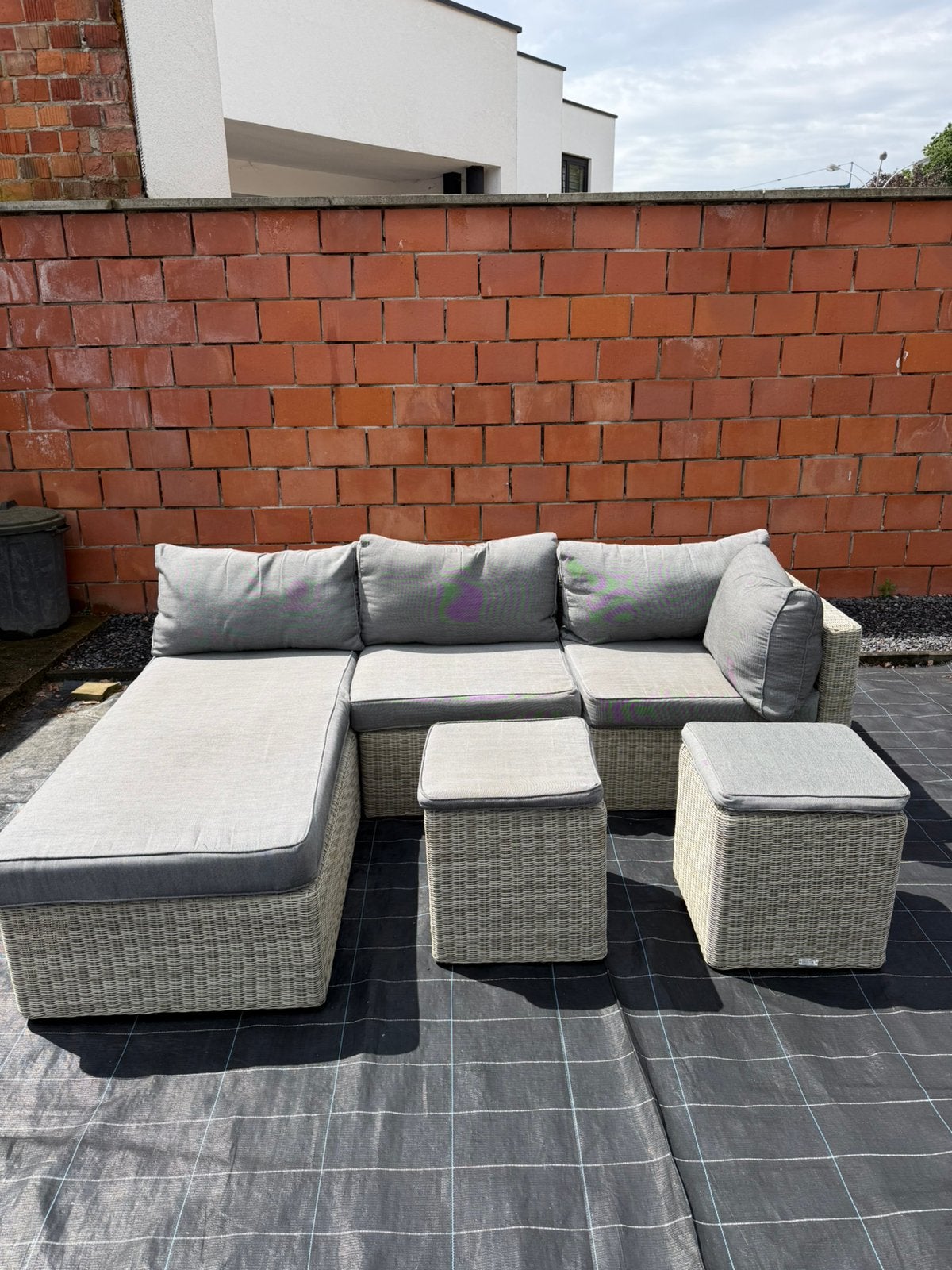 Loungeset, Jardin & Terrasse, Ensembles de jardin, Enlèvement, Comme neuf, Sets de jardin
