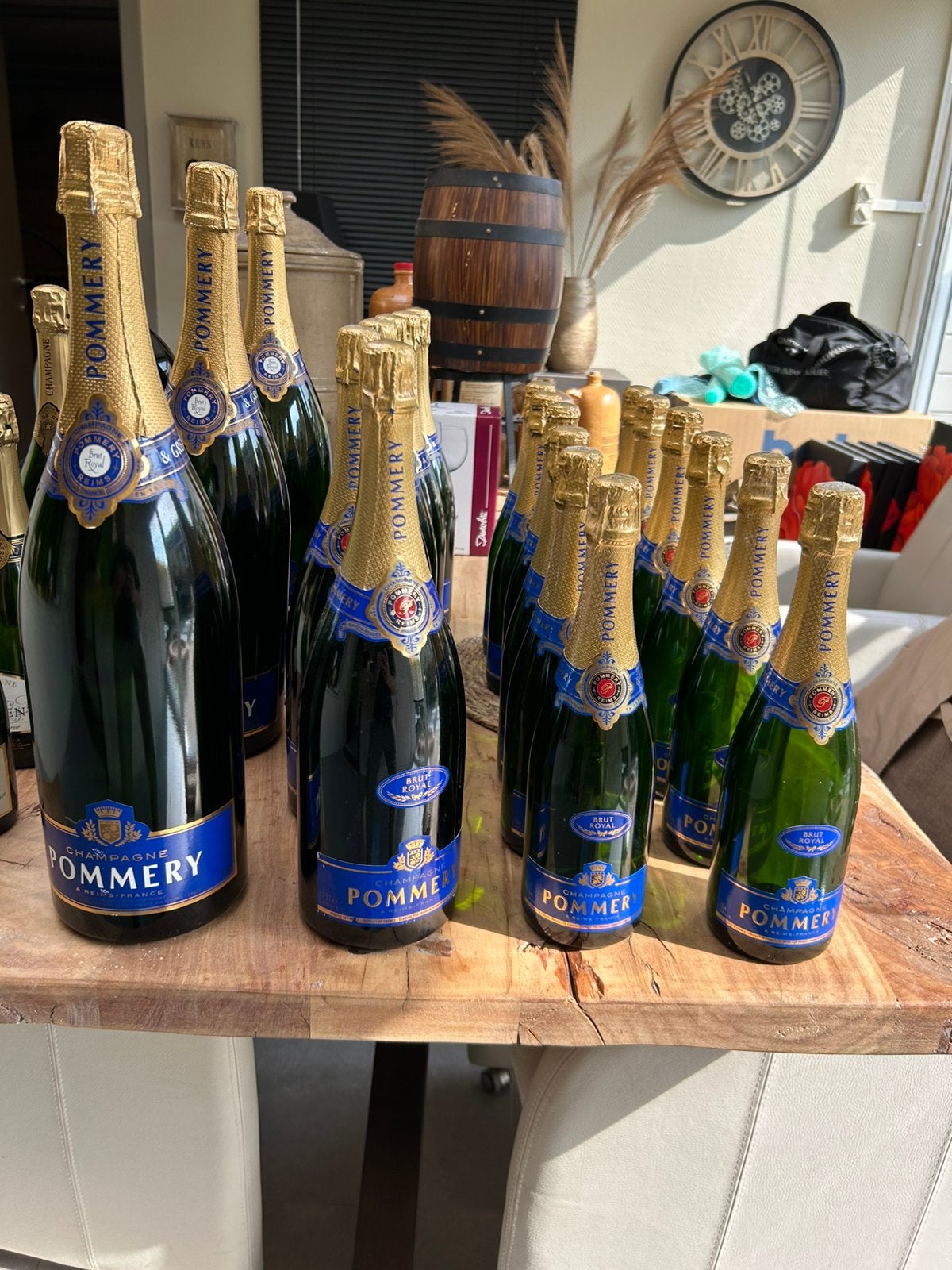 Pommery dummy flessen, Ophalen, Zo goed als nieuw