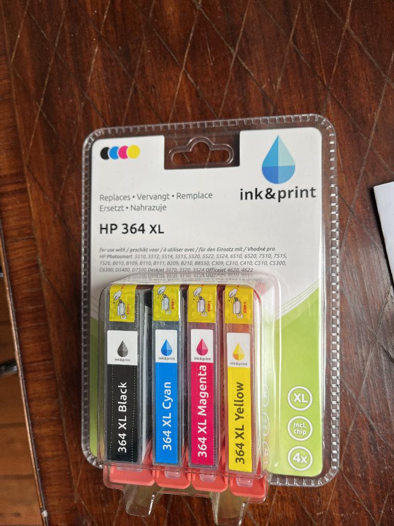 Pack cartouches encre HP 364 XL – compatibles (neuves), Enlèvement, Neuf, Cartridge