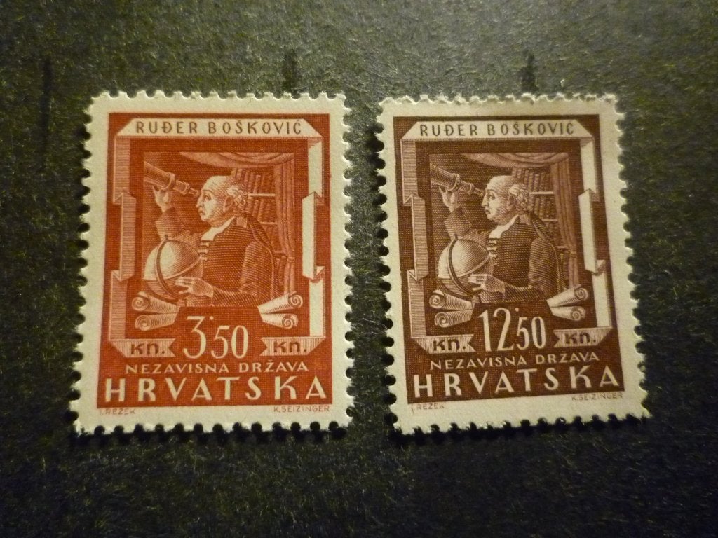 Kroatië/Croatie 1943 Mi 148/149** Postfris/Neuf, Verzenden