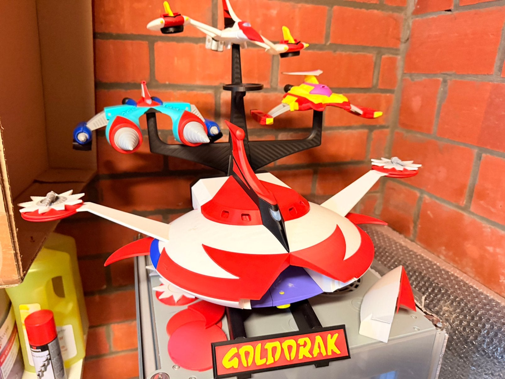 Grendizer Goldorak retro vintage 1978 speelgoed mancave, Ophalen of Verzenden, Gebruikt