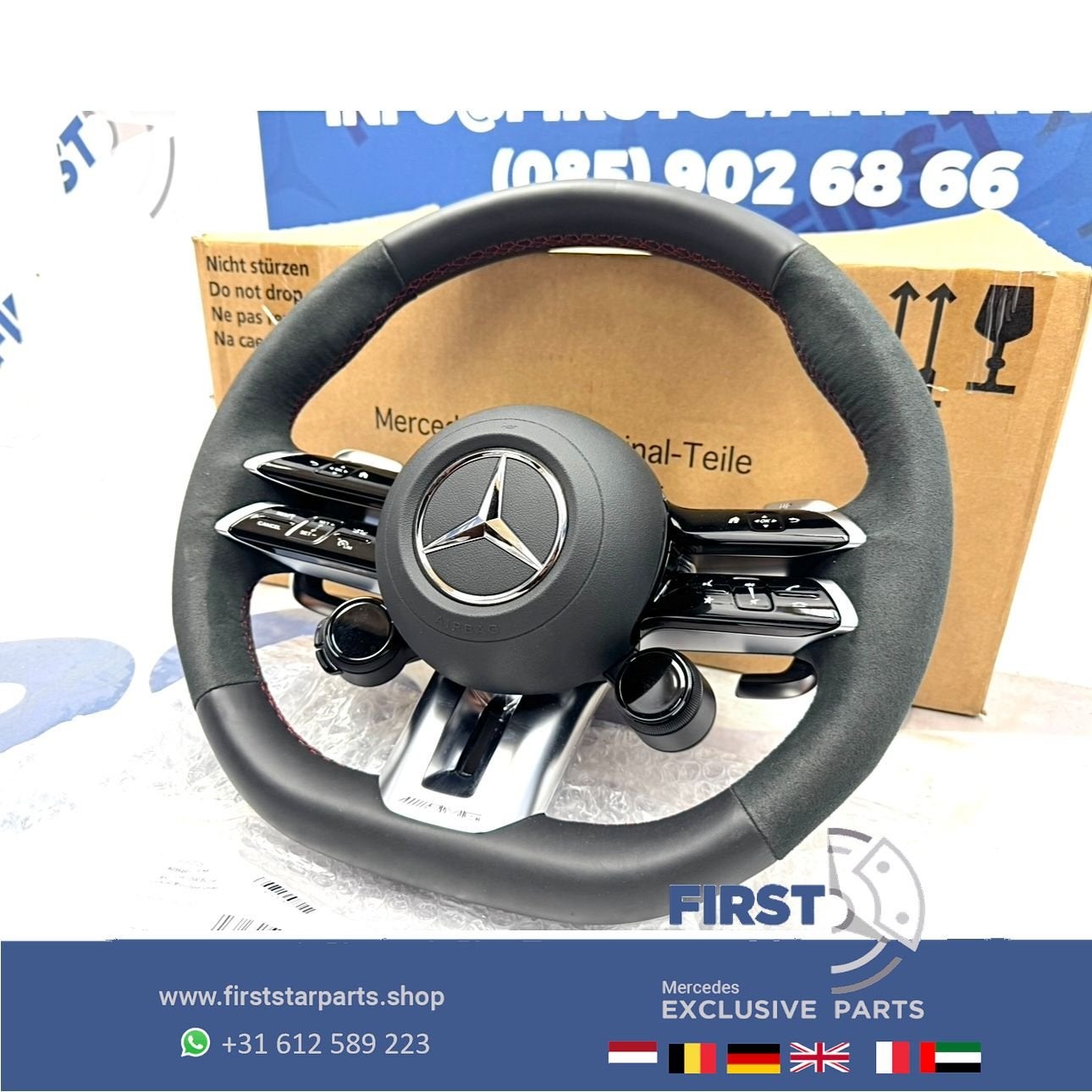 AMG STUUR Mercedes C63 CLE63 E63 GLC63 GLE63 S63 AMG STUUR W, Utilisé, -, -, Enlèvement ou Envoi