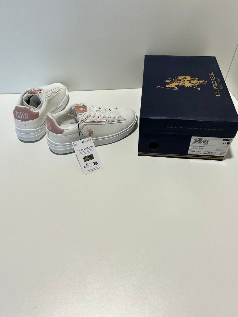 U.S. Polo Assn. Sneakers - Dames 36, Wit, Nieuw, Ophalen of Verzenden, Sneakers