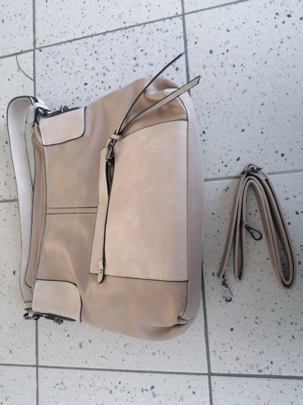 handtas beige, Bijoux, Sacs & Beauté, Enlèvement, Comme neuf, Beige, Autres marques