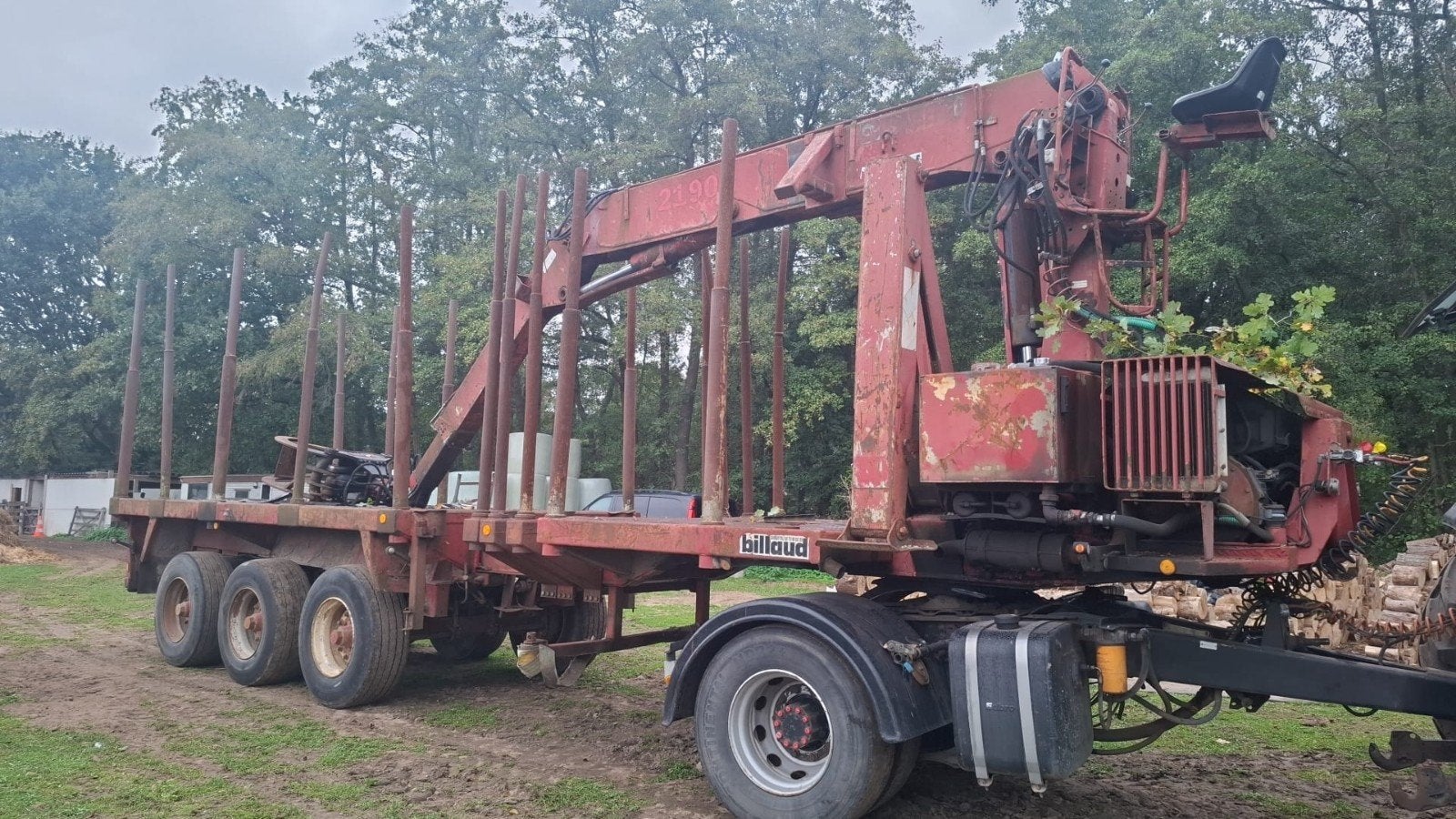 hout trailer, Zakelijke goederen, Ophalen