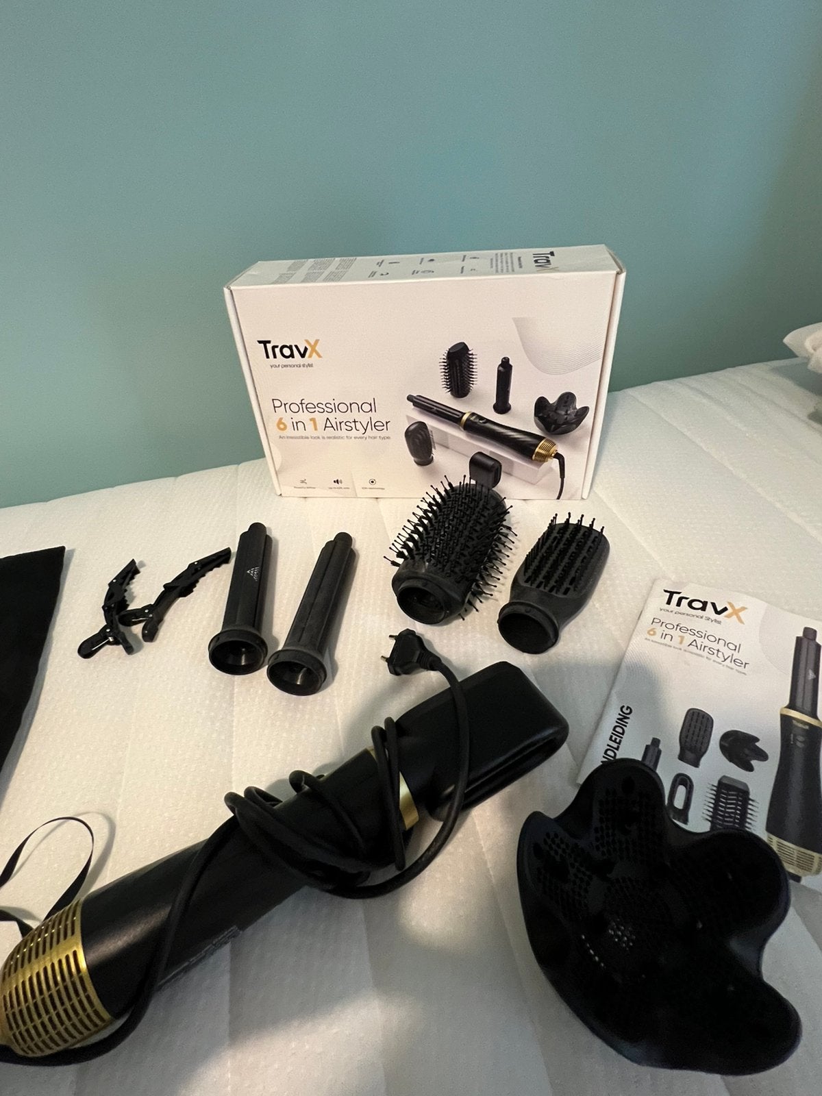Airstyler (haartool) TravX 6 in 1 (met handleiding + doos), Ophalen, Zo goed als nieuw