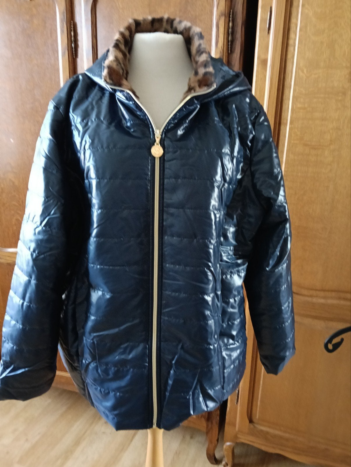 Donker blauw jasje voor tss seizoen, Neuf, Taille 46/48 (XL) ou plus grande, Enlèvement ou Envoi, Bleu