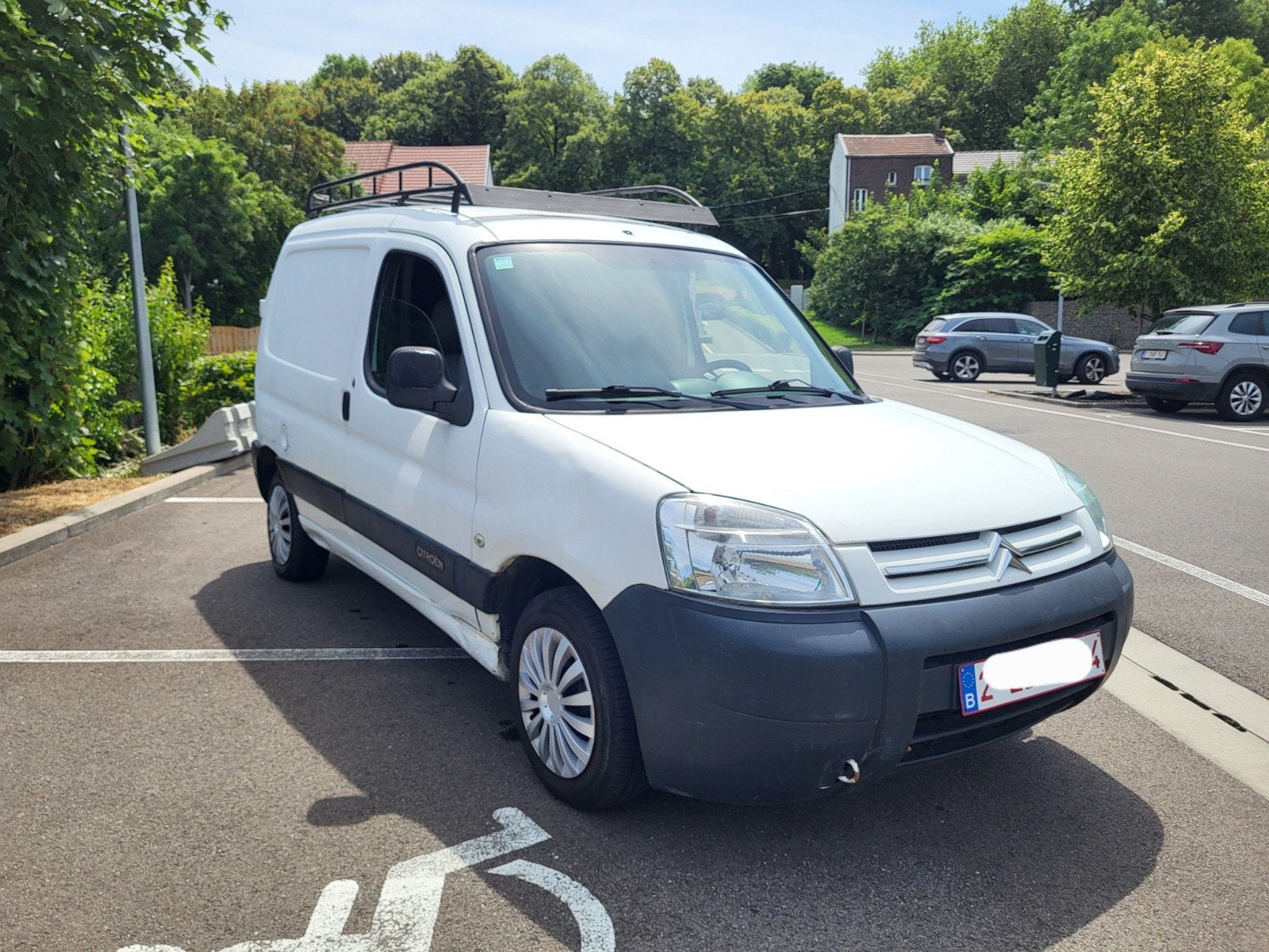 Citroën Berlingo bedrijfsvoertuig 1.9D diesel 51kw 70pk, Stof, Citroën, Wit, Particulier