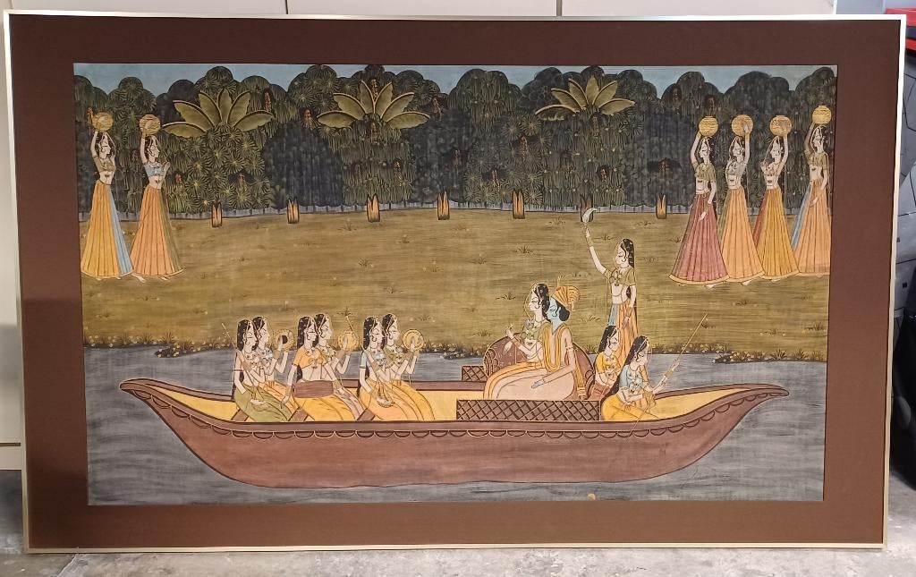 peinture indienne sur coton, Enlèvement