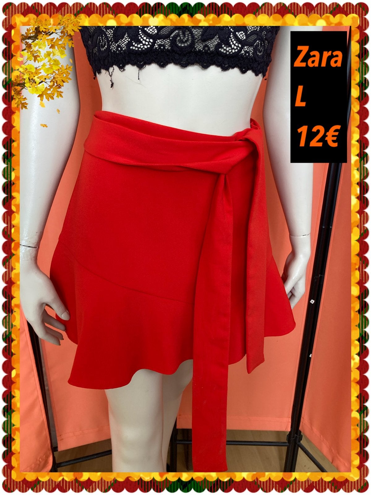 Broekrokje dames L. Zara, Maat 38/40 (M), Ophalen of Verzenden, Zo goed als nieuw, Boven de knie