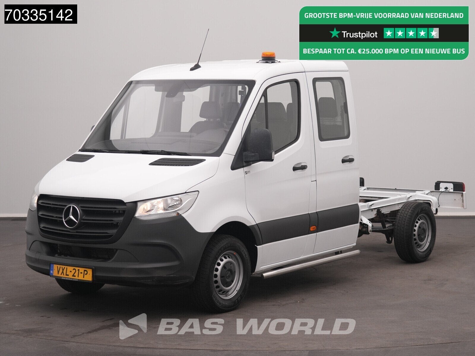 Mercedes Sprinter 311 CDI Chassis Cabine Dubbel Cabine Trekh, Cuir, Achat, Cruise Control, Euro 6