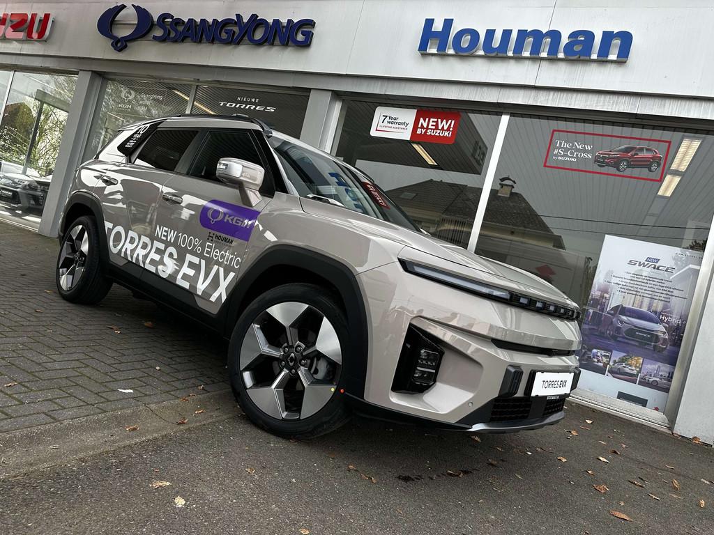 KGM Torres EVX Titanium 100% elektrisch 462km actieradius, Autos, Jeep, Autres modèles, Achat, 207 ch, https://public.car-pass.be/vhr/0a10ea07-0b9d-4e0f-a404-9a22c971bac2