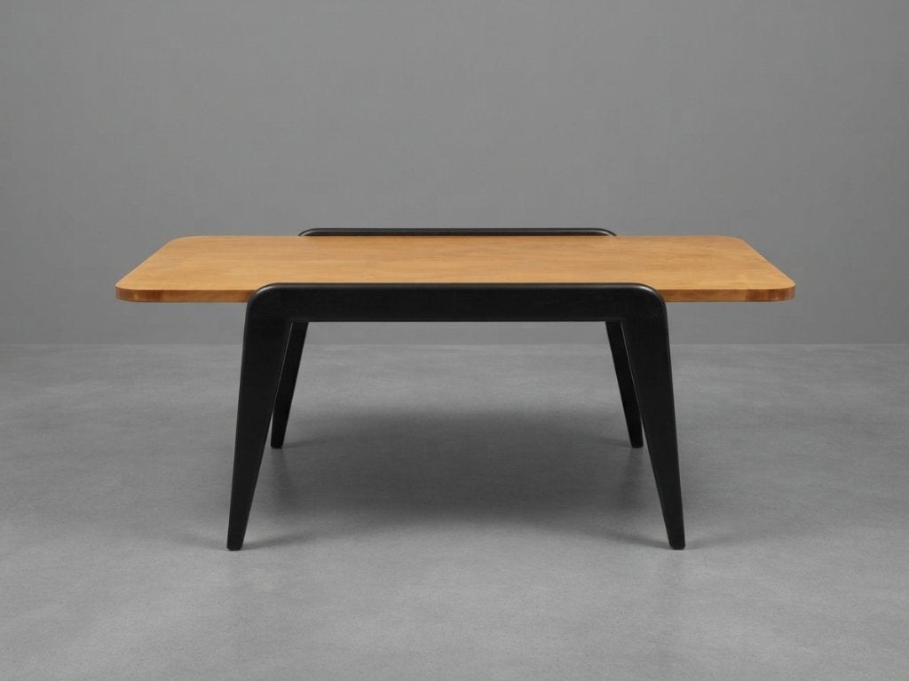 Belgische vintage salontafel jaren 50, Ophalen, 50 – 75, Minder dan 50 cm, 50 tot 100 cm