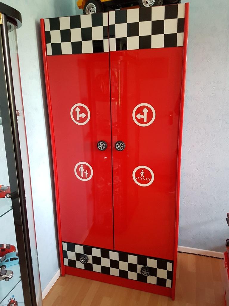 kinder slaap kamer race thema, Ophalen