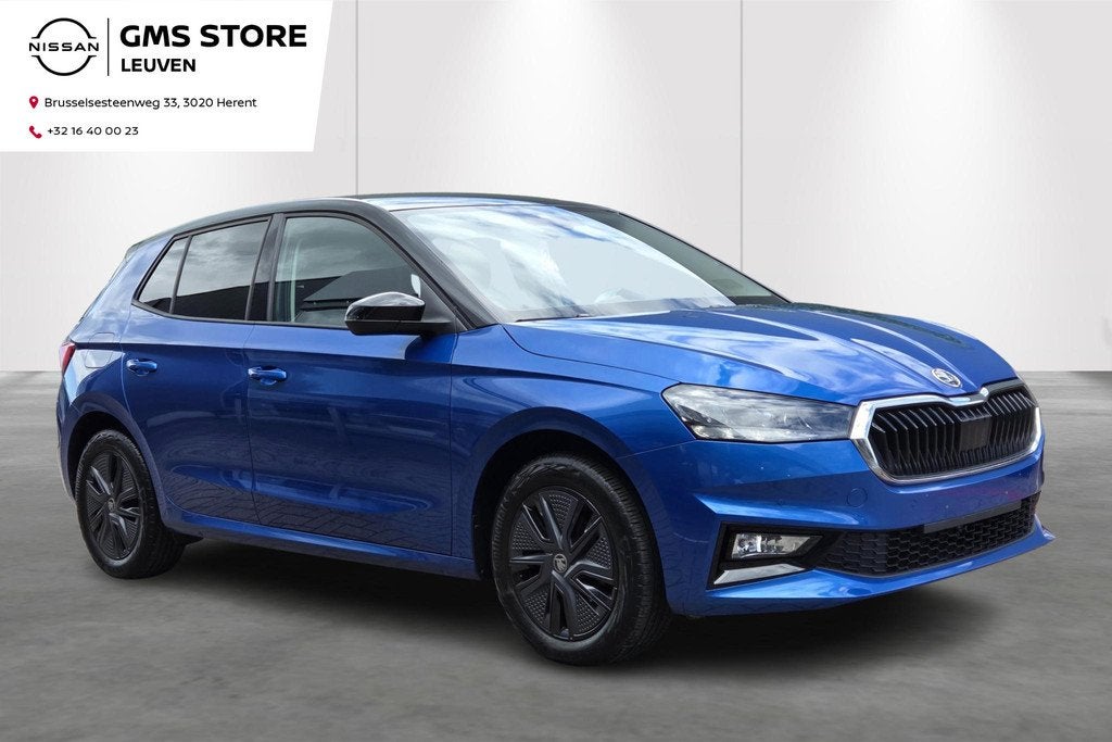 Skoda Fabia 1.0 Benzine Young Edition, Auto's, Voorwielaandrijving, 116 g/km, Gebruikt, Blauw