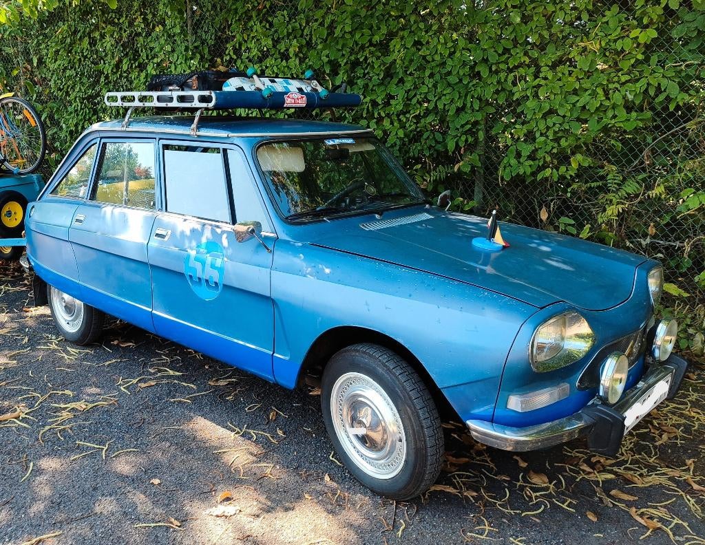 Citroën Ami 8 van 1977, Autos, Citroën, Particulier, Autres modèles, USB, Essence, Berline, 4 portes, Automatique, Bleu, Gris